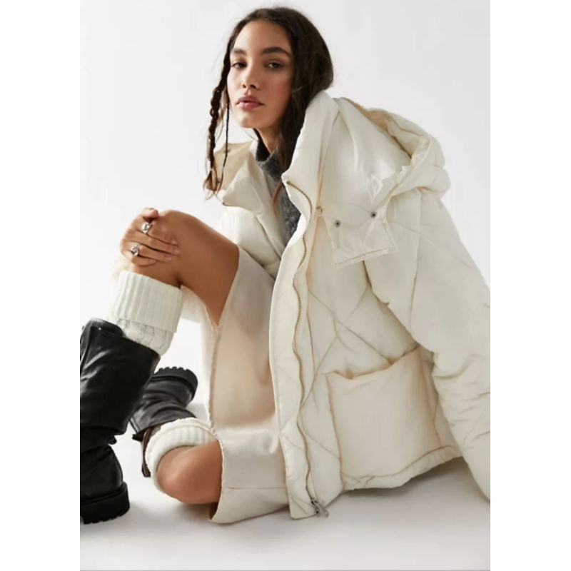 Áo phao FP dài tay có mũ xuất xịn