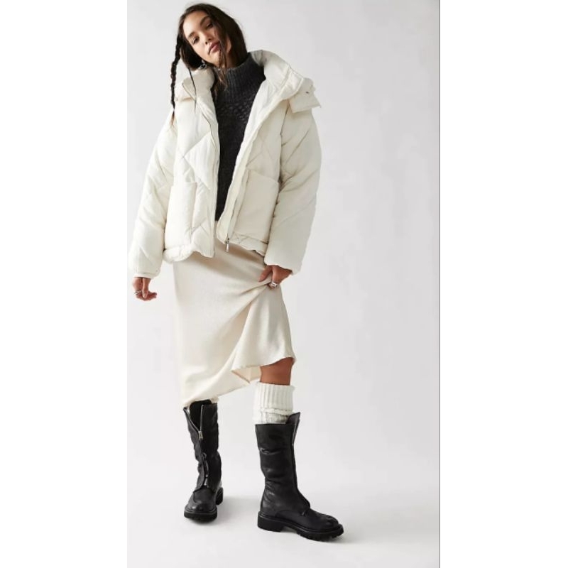 Áo phao FP dài tay có mũ xuất xịn