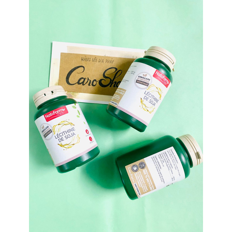 Viên uống mầm đậu nành Lecithine de Soja Nat Form 100 viên