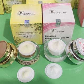 Combo cặp kem vỗ bong nám Dưỡng da trắng sáng mịn màng