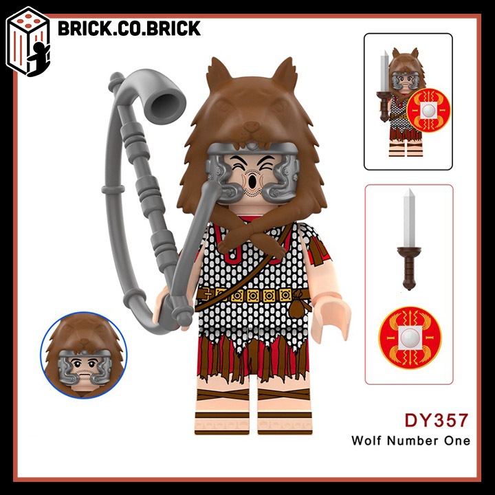 Binh Lính La Mã Đồ chơi Lính Bộ binh Hạng nặng La Mã Cổ Đại Mô hình Binh Lính Trung Cổ DY353-DY362