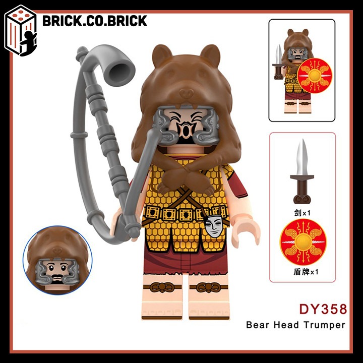 Binh Lính La Mã Đồ chơi Lính Bộ binh Hạng nặng La Mã Cổ Đại Mô hình Binh Lính Trung Cổ DY353-DY362