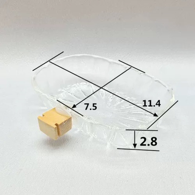 Khay tắm thuỷ tinh dành cho chim nhỏ