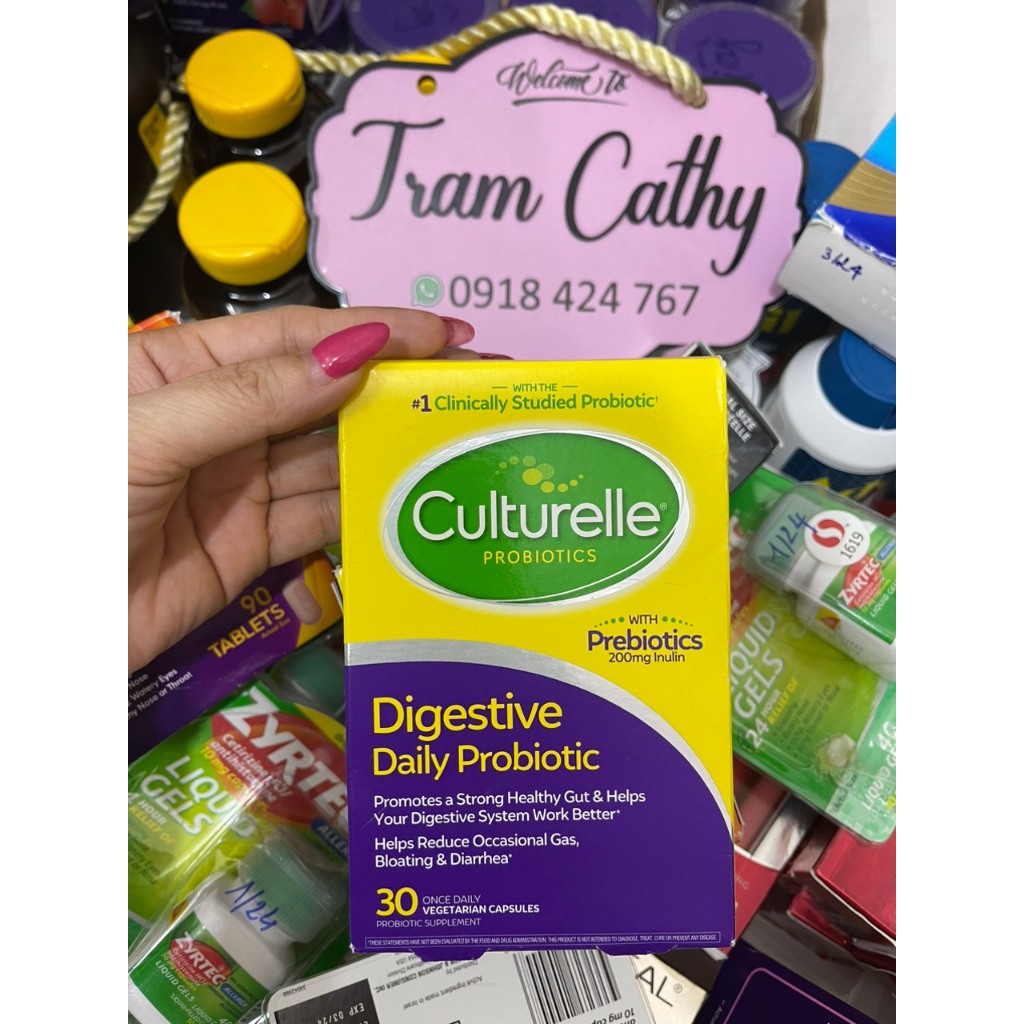 Thanh lý d1-2024VIÊN UỐNG HỖ TRỢ TIÊU HOÁ CULTURELLE PROBIOTICS DIGESTIVE HEALTH