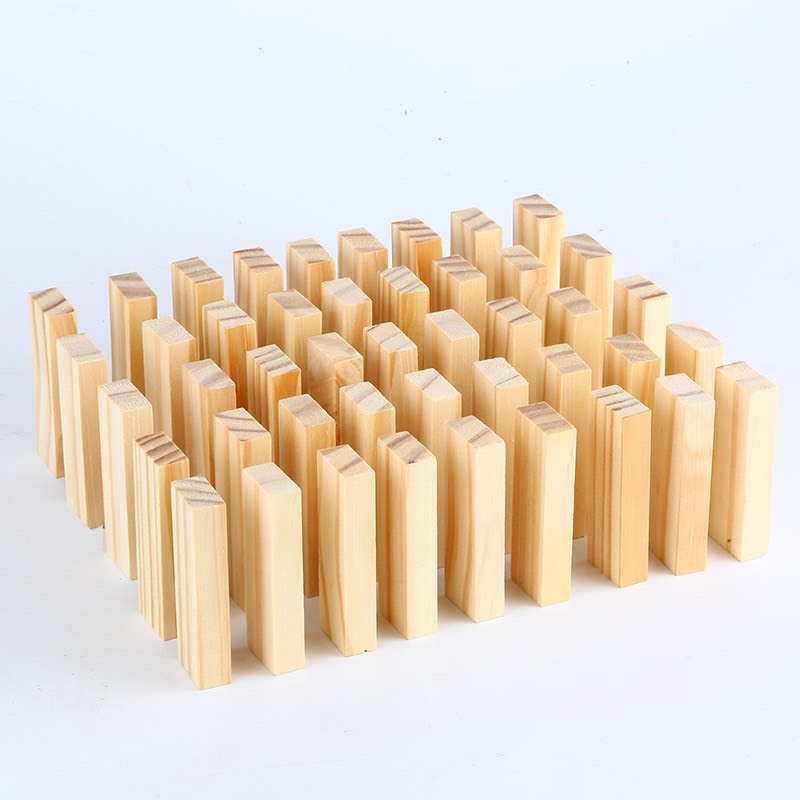 Bộ đồ chơi xếp gỗ 60 thanh phát triển trí tuệ cho bé - domino - NỘI THẤT HT