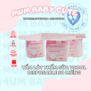 Miếng lót thấm sữa Cao Cấp V-Cool Thấm Hút , Chống Tràn Tuyệt Đối