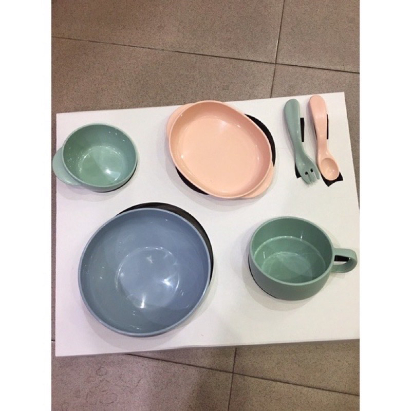 Bộ bát ăn dặm 6 chi tiết hkm vinamilk nhựa inochi