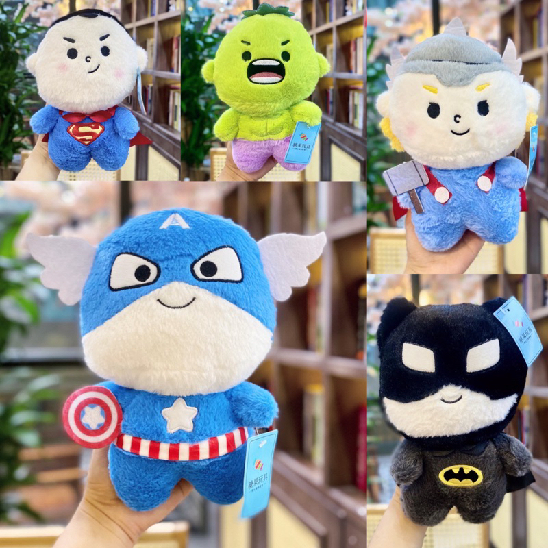 💥15 mẫu💥 Siêu anh hùng nhồi bông mini nhiều mẫu 💥 Búp bê siêu nhân nhí cho bé, gấu bông người nhện batman superman hulk