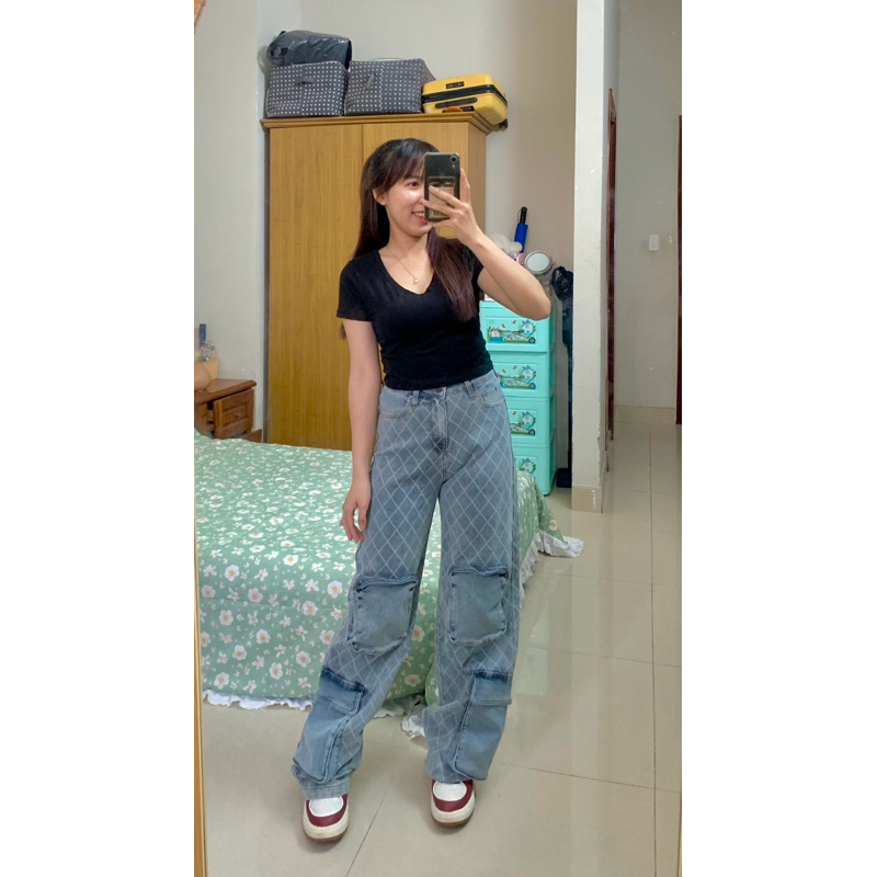 COMBO 2 ÁO CROPTOP CỔ TIM ĐEN