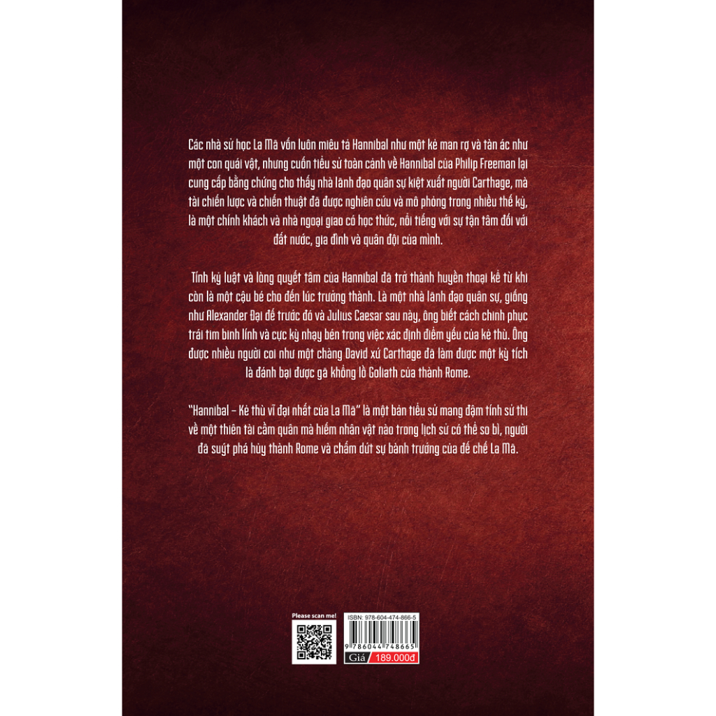 Sách - Hannibal - Kẻ Thù Vĩ Đại Nhất Của La Mã - Bìa Cứng