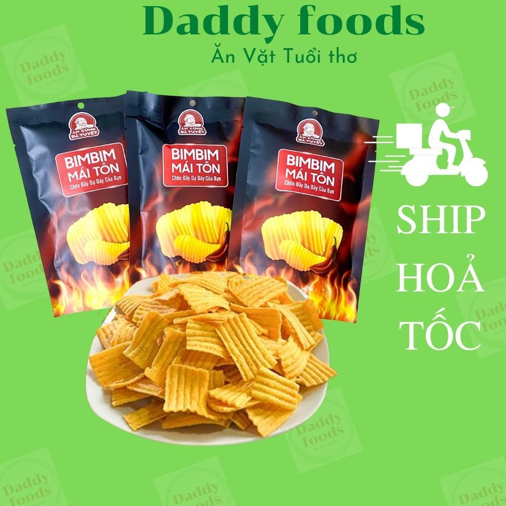 Combo 2 gói bim bim mái tôn 50g ăn cùng bà tuyết đồ ăn vặt cổng trường