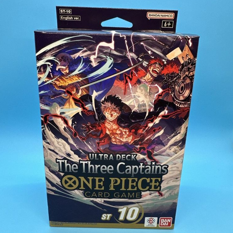 🌟CHÍNH HÃNG🌟 Bài Tiếng Anh One Piece Ultra Deck: The Three Captains ST-10 Full Seal