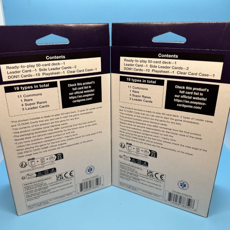 🌟CHÍNH HÃNG🌟 Bài Tiếng Anh One Piece Ultra Deck: The Three Captains ST-10 Full Seal