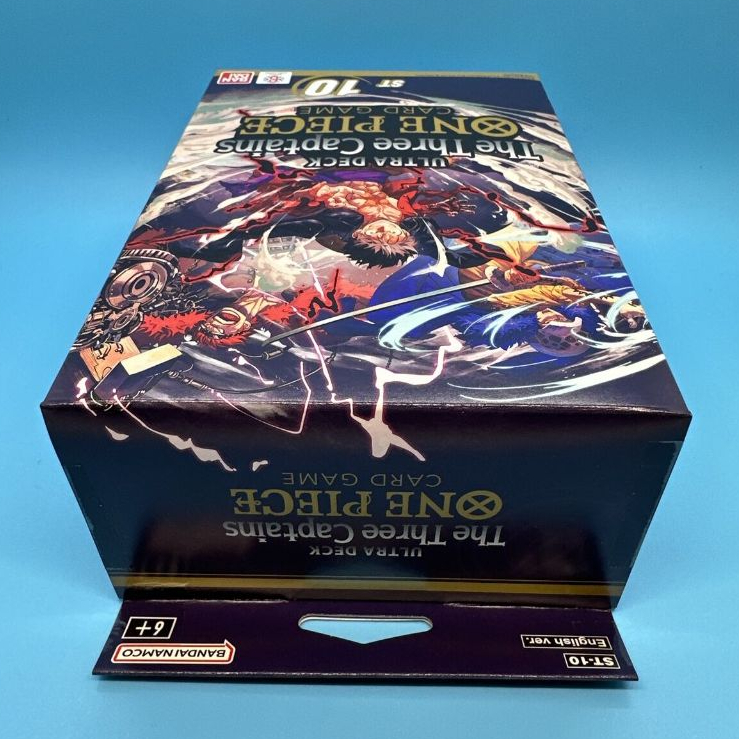 🌟CHÍNH HÃNG🌟 Bài Tiếng Anh One Piece Ultra Deck: The Three Captains ST-10 Full Seal