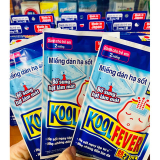 MIẾNG DÁN HẠ SỐT KOOLFEVER (TÚI 2 MIẾNG)