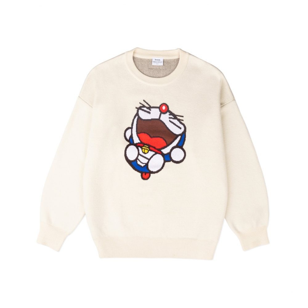 Áo Tay Dài LEVENTS® | DORAEMON KNIT SWEATER/ BROWN