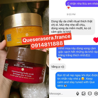 Tẩy da chết body Rituals