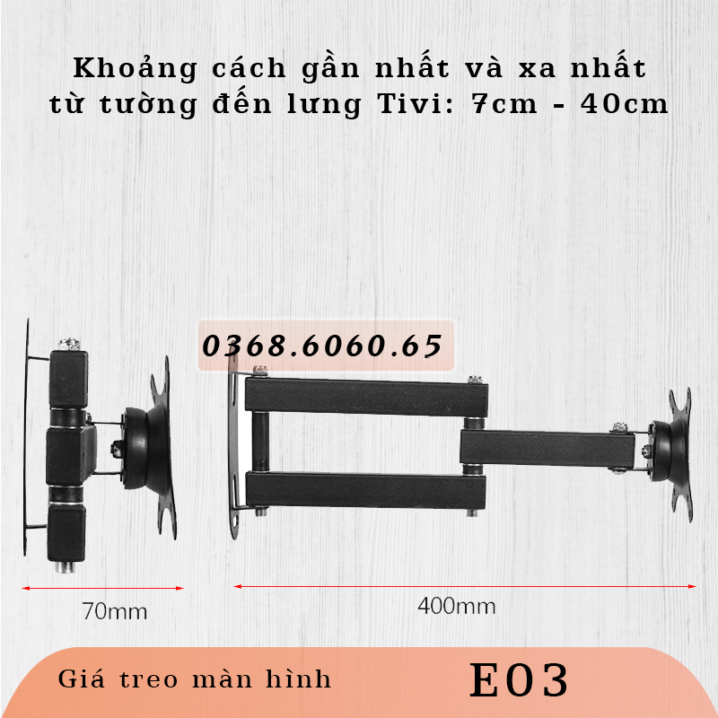 E02 – #Giá treo màn hình #Giá treo màn hình máy tính #Xoay đa năng #Màn hình 17-32inch  CP104 S32