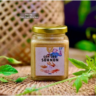 Mặt Nạ Cám Gạo Sữa Non Trắng Da 100ml