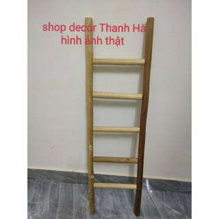 Thang gỗ trang trí decor, phụ kiện chụp ảnh