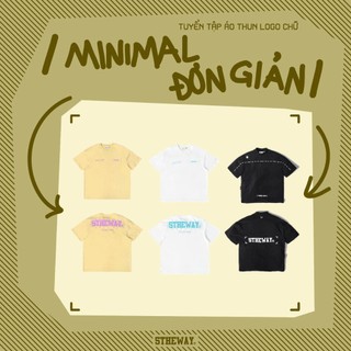 TUYỂN TẬP ÁO THUN TEE LOGO CHỮ ‘MINIMAL ĐƠN GIẢN’ NỔI TIẾNG CỦA 5THEWAY®