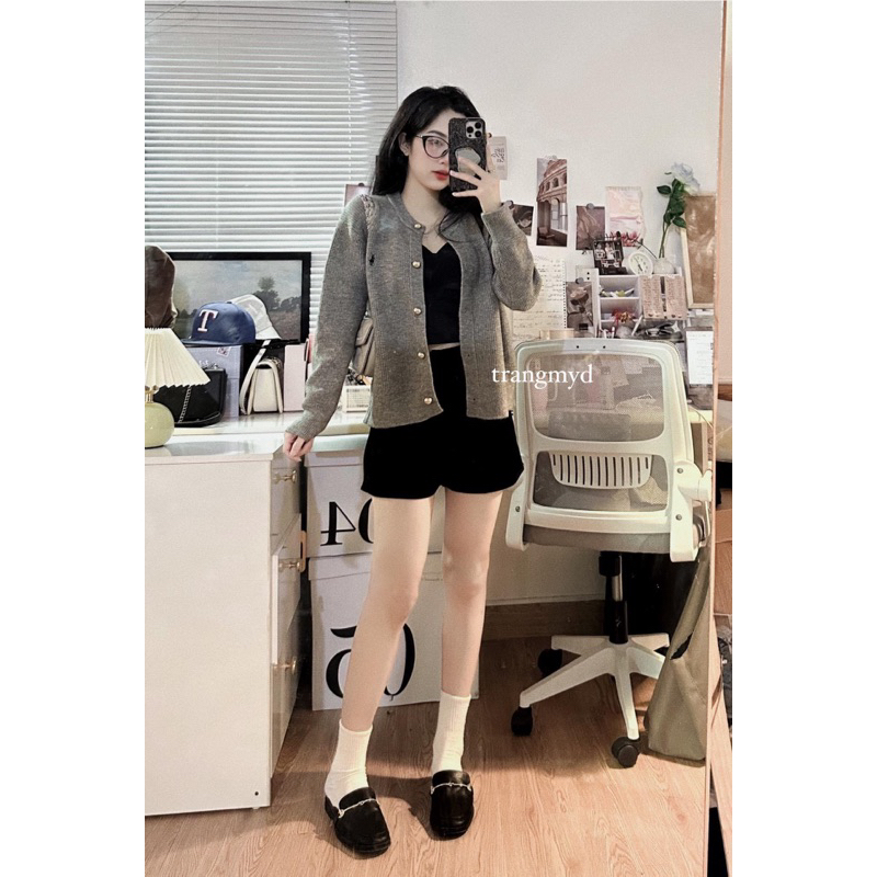 Quần nhung mix đồ