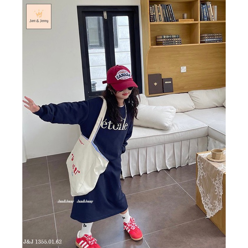 Bộ nỉ hoodie xanh ghi Etoile- HÀNG SALE KHÔNG ĐỔI TRẢ