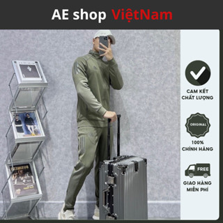 Bộ đồ thể thao nam Adidas Ae Shop BK3151, Bộ quần áo thu đông nam kéo khoá hàng xuất dư mẫu mới 2025