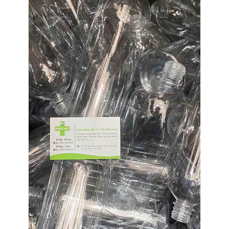 Chai PET 1 lít - chai pet 500ml