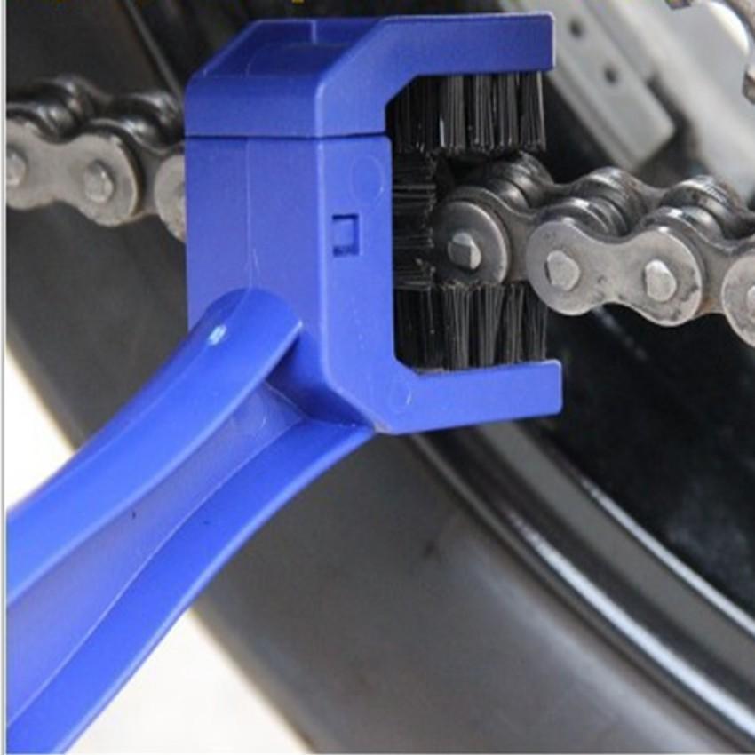 Bàn Chải Chà Sên Xích 3D hàng loại 1, lông chải cứng, không bong tróc  - Dụng cụ vệ sinh nhông sên dĩa tiện dụng