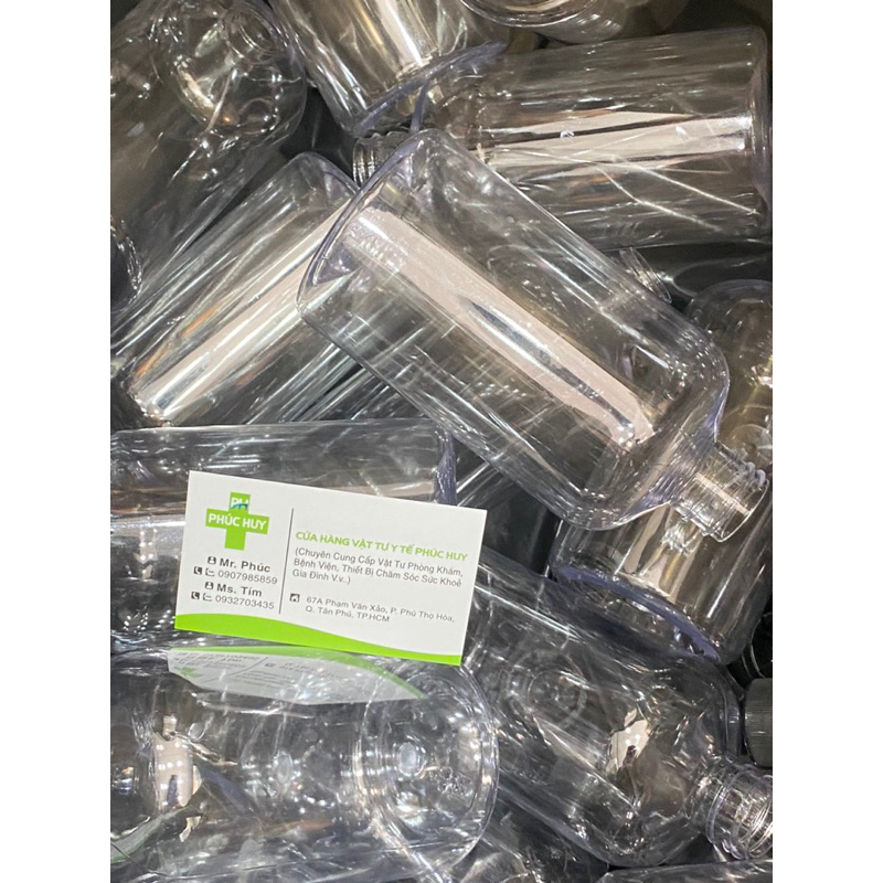 Chai PET 1 lít - chai pet 500ml