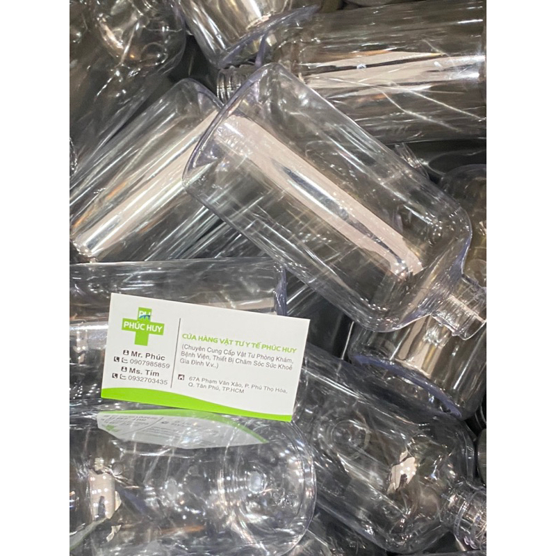 Chai PET 1 lít - chai pet 500ml