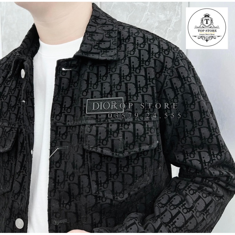 Áo khoác Denim Di.or Neww hàng cao cấp có sẵn !!