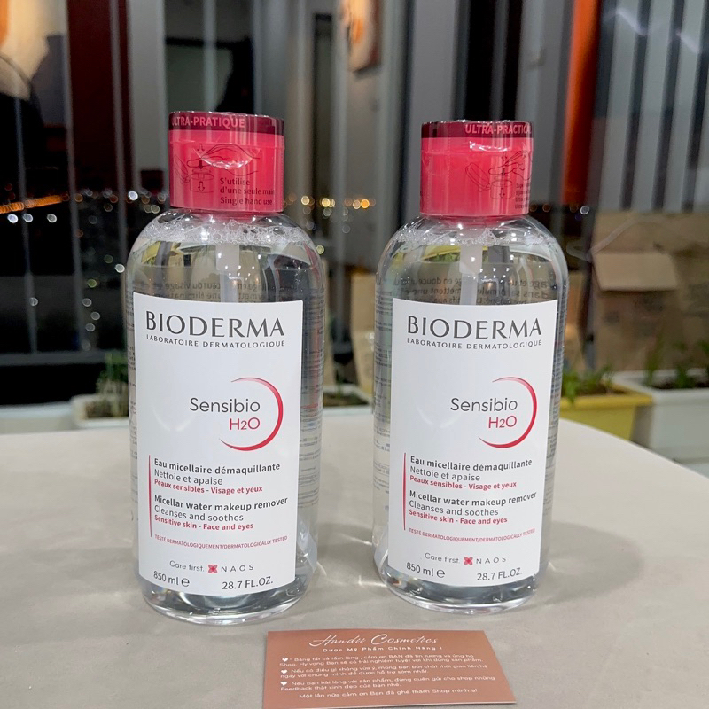 Tẩy trang Bioderma nắp nhún 850ml