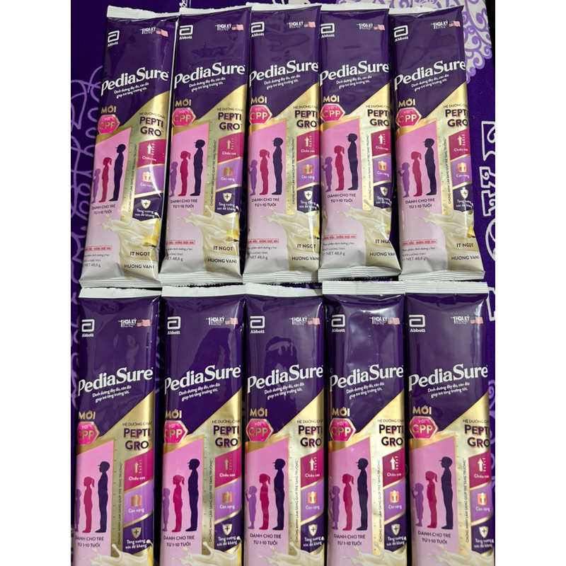 Combo 50 Gói Sữa Pediasure  Mẫu Mới