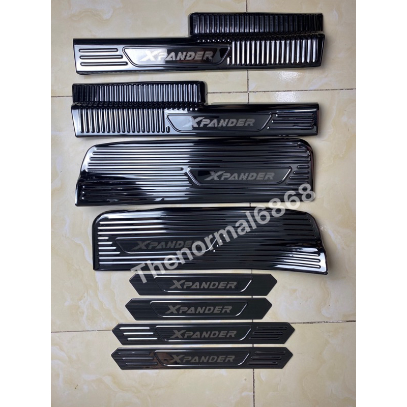 Ốp bậc chân, nẹp bước chân trong ngoài Xpander titan 2018-2024