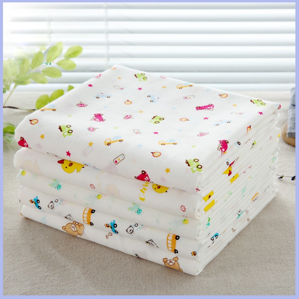 Khăn xô tắm in hoa 6 lớp xuất Nhật cho bé