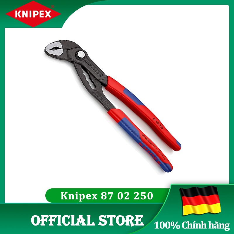 Kìm Nước Mỏ Quạ Cobra® 250mm Knipex 87 02 250 [chính hãng Đức/Germany giá rẻ]