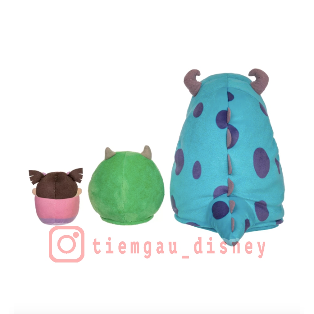 Gấu Bông Bộ 3 Lồng Vào Nhau  phim Monster University - Chính hãng Disney