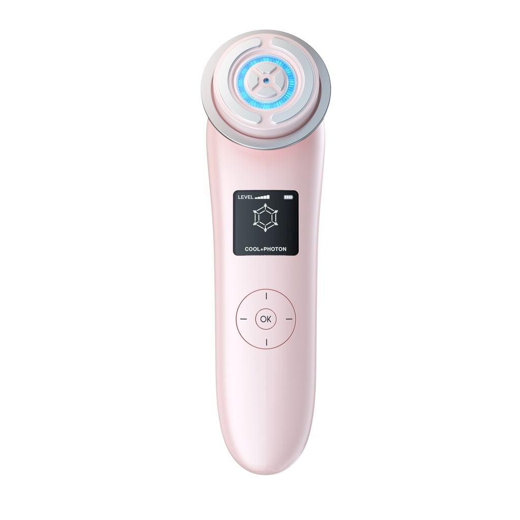 Máy đẩy tinh chất nâng cơ mặt trẻ hóa da đa năng 9in1 NanoTime F82e HT Beauty, Nâng cơ mặt EMS và Ánh sáng Photon