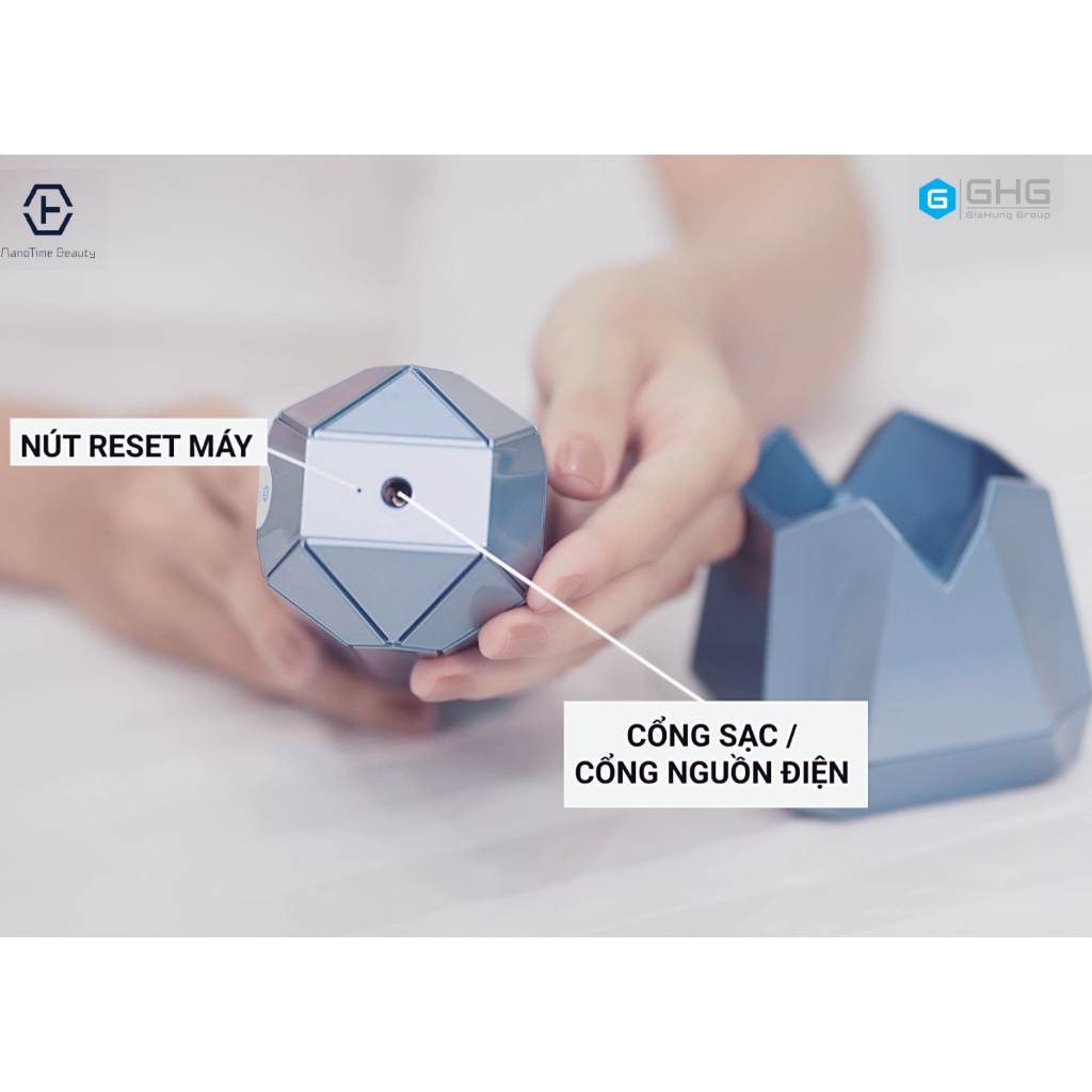 Máy triệt lông cá nhân cầm tay Nanotime B65pro Triệt lạnh 10 độ C, Không giới hạn Xung, Hiệu quả gấp 10 lần Triệt thường