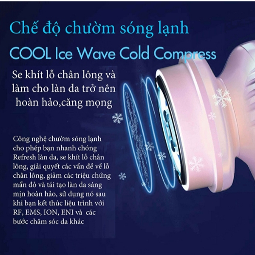 Máy đẩy tinh chất nâng cơ mặt trẻ hóa da đa năng 9in1 NanoTime F82e HT Beauty, Nâng cơ mặt EMS và Ánh sáng Photon