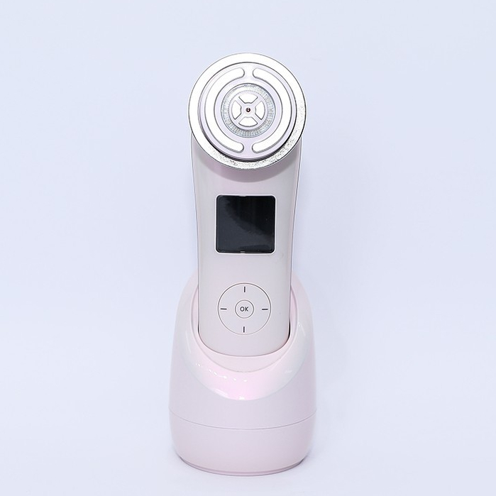 Máy đẩy tinh chất nâng cơ mặt trẻ hóa da đa năng 9in1 NanoTime F82e HT Beauty, Nâng cơ mặt EMS và Ánh sáng Photon