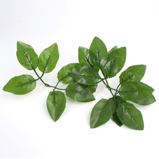 Sét lá hoa hồng giả làm hoa lụa hoa sáp