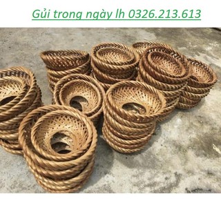 Rế tre, rế nồi niêu nồi đất, dế tre, dế lót nồi đựng hoa quả đóng lẵng shop mây tre đan
