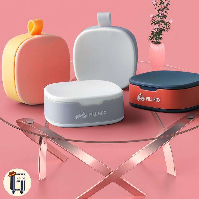 Hộp đựng thuốc mini kích thước nhỏ gọn,4-6 Ngăn,Thuận tiện khi mang đi du lịch