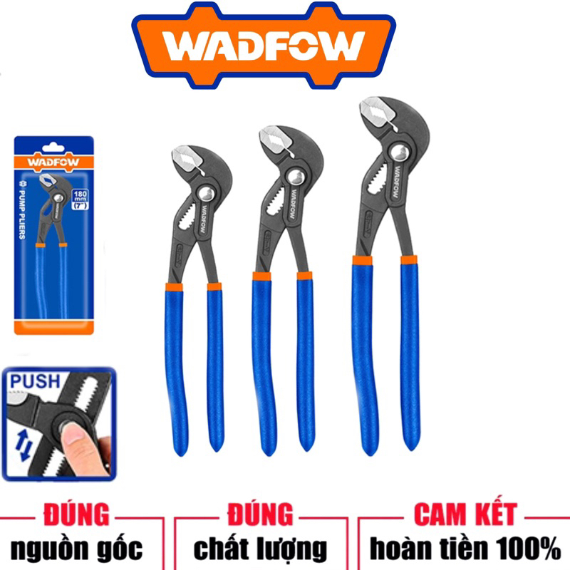 ĐỒ NGHỀ WADFOW  Kềm ống nước nhanh 7" , 10” , 12” , WPL6707 , WPL6710 , WPL6712