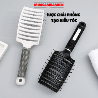 Lược chải tóc, lược gỡ rối, chải phồng tóc tạo kiểu nam nữ, lược bán nguyệt chải phồng cỡ lớn cao cấp
