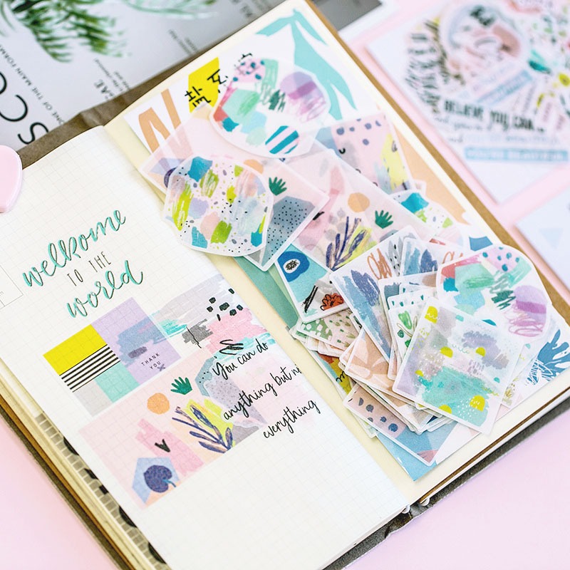 Gói 60 sticker giấy SG6006 Gachini