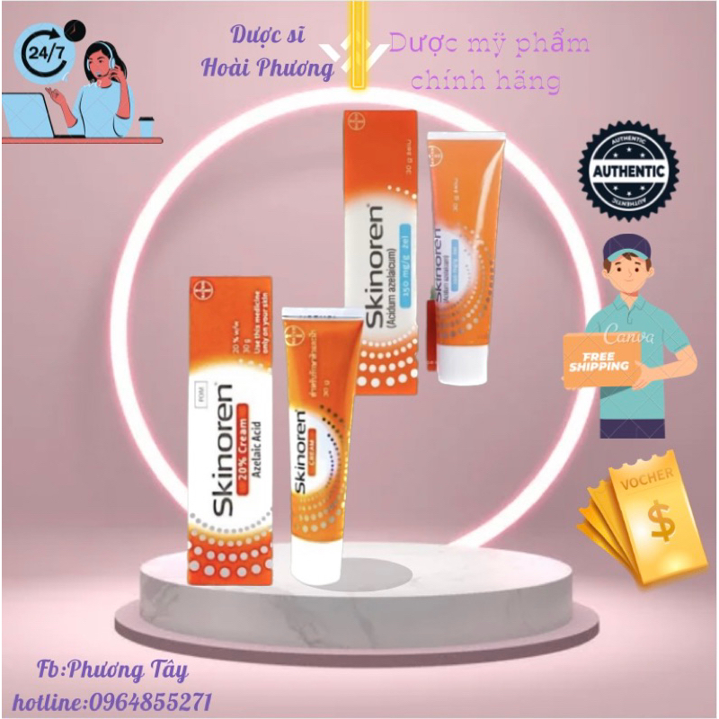-SKINOREN 20% hàng chính hãng đủ bill
